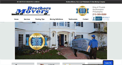 Desktop Screenshot of brothersmovers.us